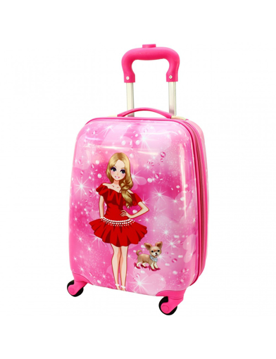 Obrázek z Dětský cestovní kufr na 4 kolečkách 