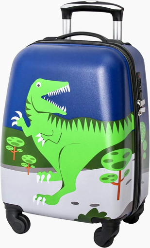 Obrázek z Dětský kufr na 4 kolečkách - tyranosaurus 